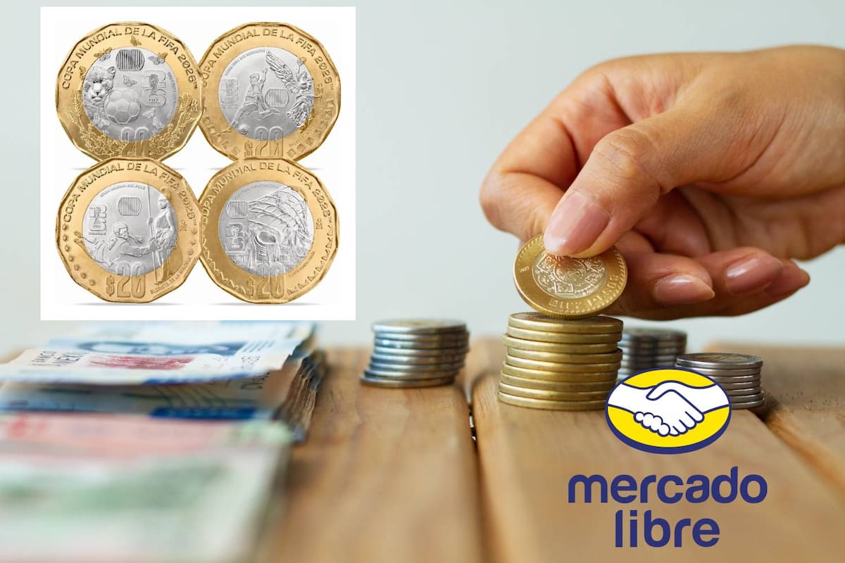 Mercado Libre vende colección de monedas del Mundial FIFA 2026, por 615 pesos