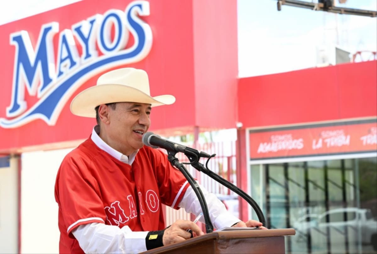 El gobernador de Sonora anunció dos juegos de prueba antes de entregar el estadio Manuel “Ciclón” Echeverría. FOTO: ESPECIAL
