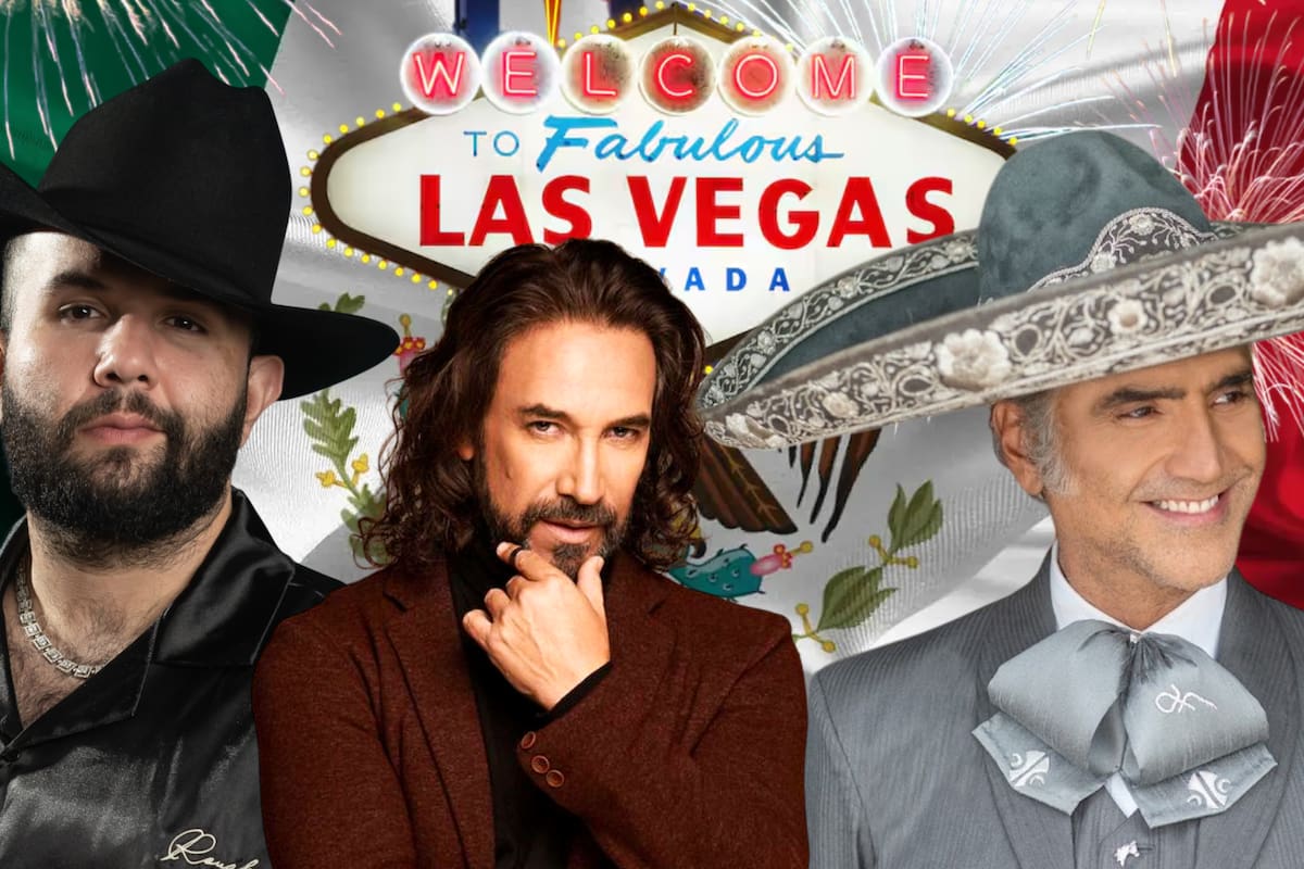 Estos son TODOS los cantantes mexicanos que se presentarán en Las Vegas para conmemorar el Día de la Independencia