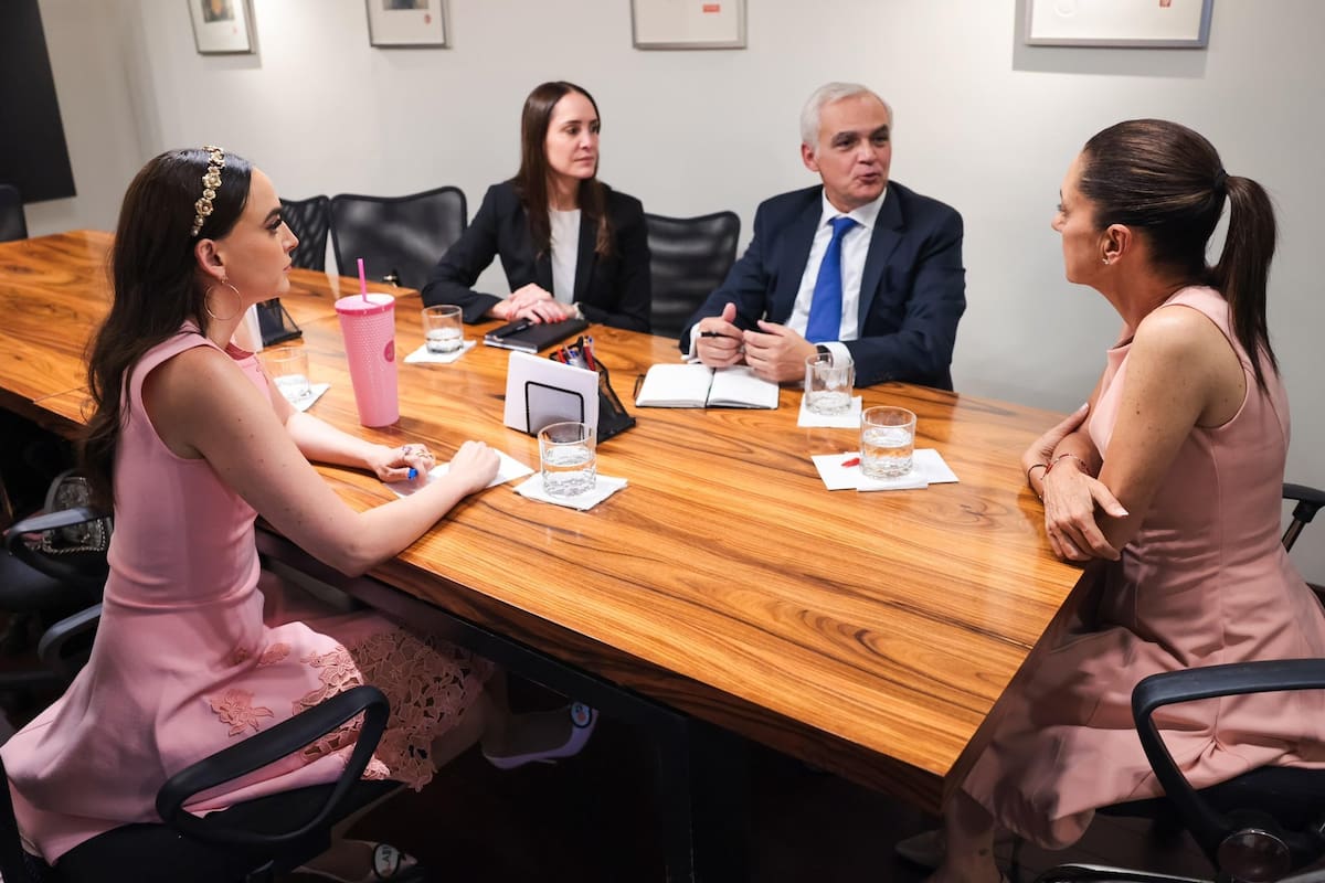 Claudia Sheinbaum se reúne con el director general de BlackRock México