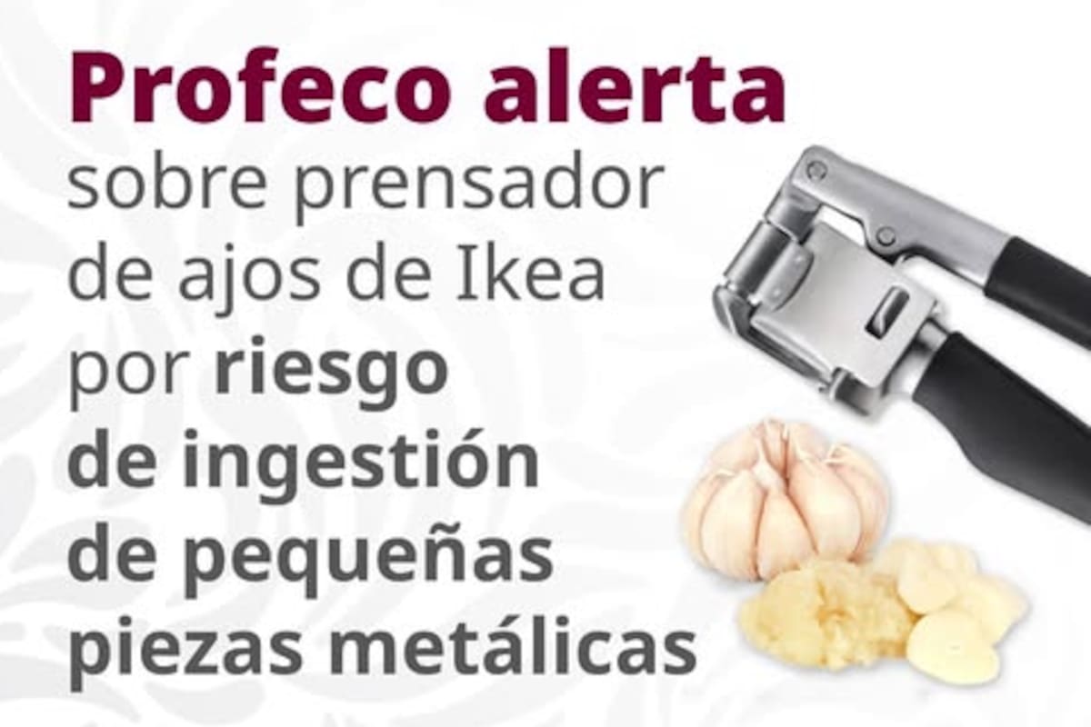 ¡Cuidado en la cocina! Profeco e Ikea alertan sobre prensador de ajos defectuoso que podría causar lesiones