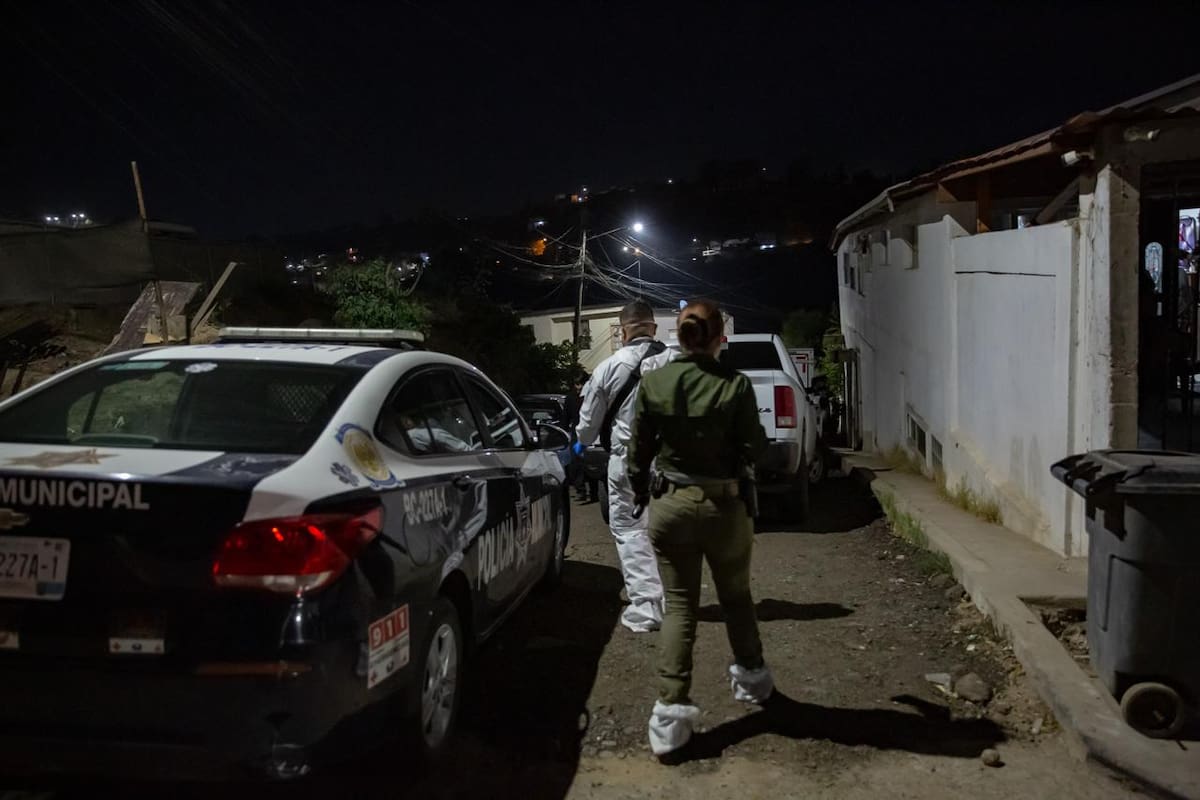 Los restos se encontraban en estado de putrefacción. Foto: Border Zoom