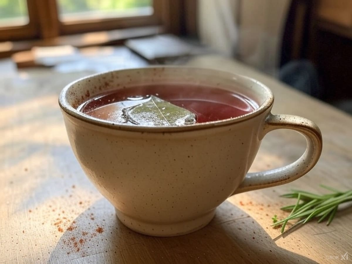 Agua de jamaica con laurel y canela: una bebida antiinflamatoria y antioxidante con múltiples beneficios |Foto: Grok