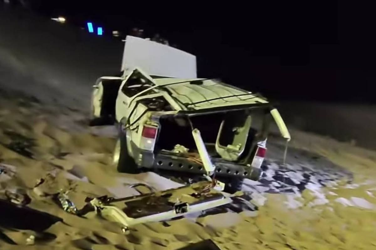 Muere joven madre tras volcadura en las dunas de Cuervitos