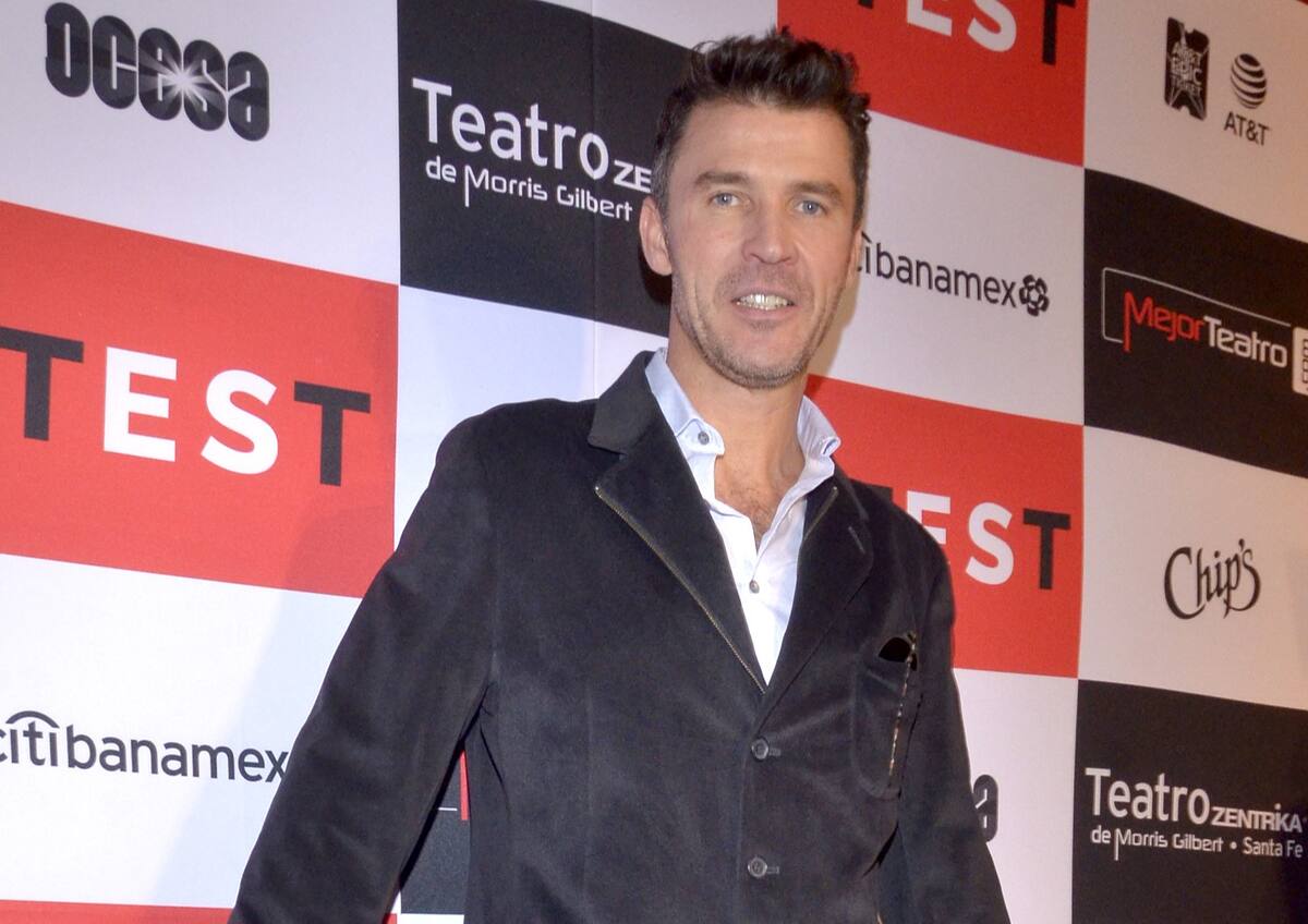 El actor Leonardo García.