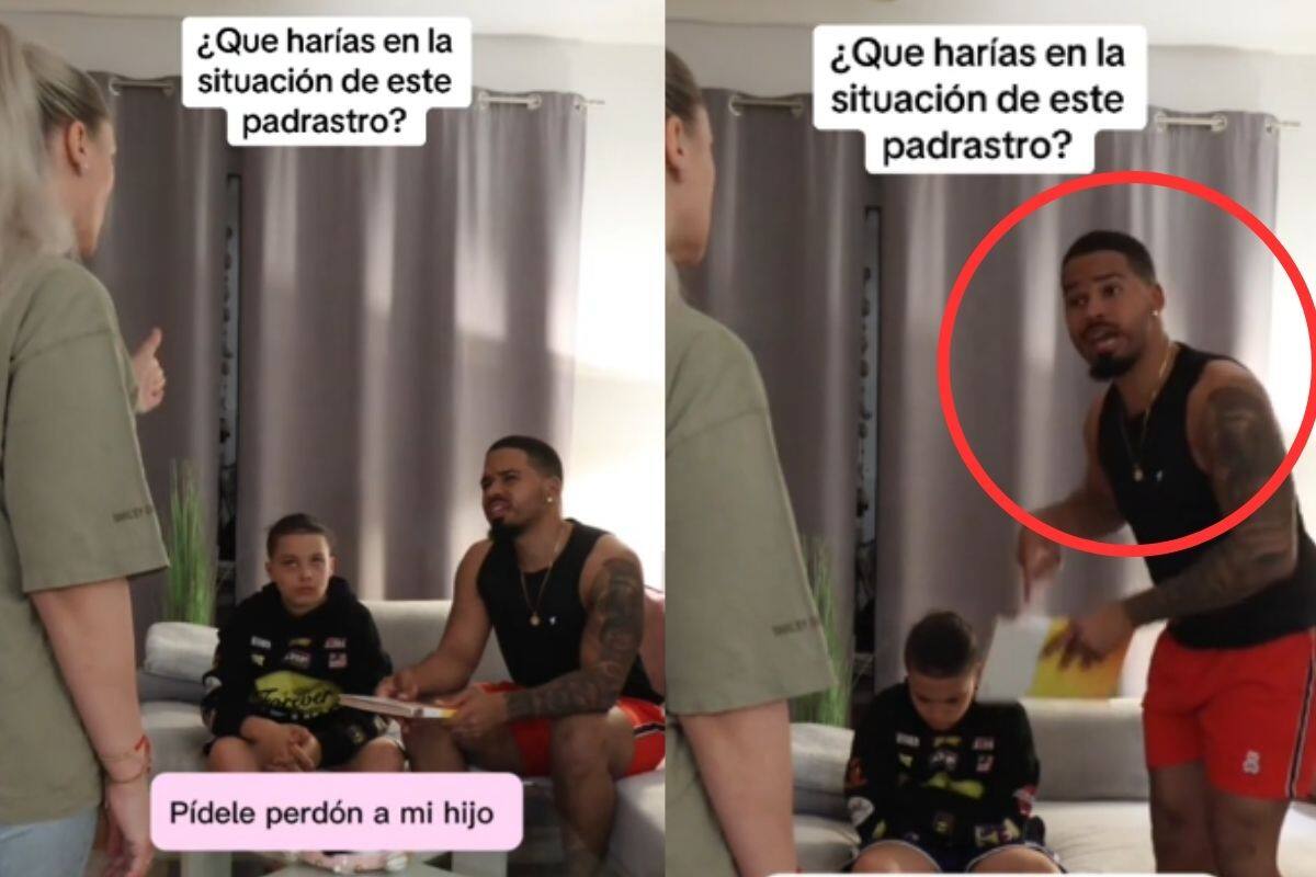 “No eres su papá”: Mujer exige que su pareja se disculpe con su hijo por pedirle hacer su tarea