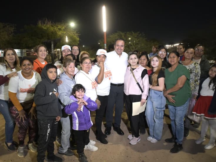 Refuerzan seguridad y movilidad en el poniente de Hermosillo con corredor Camina Segura 103 en La Cholla