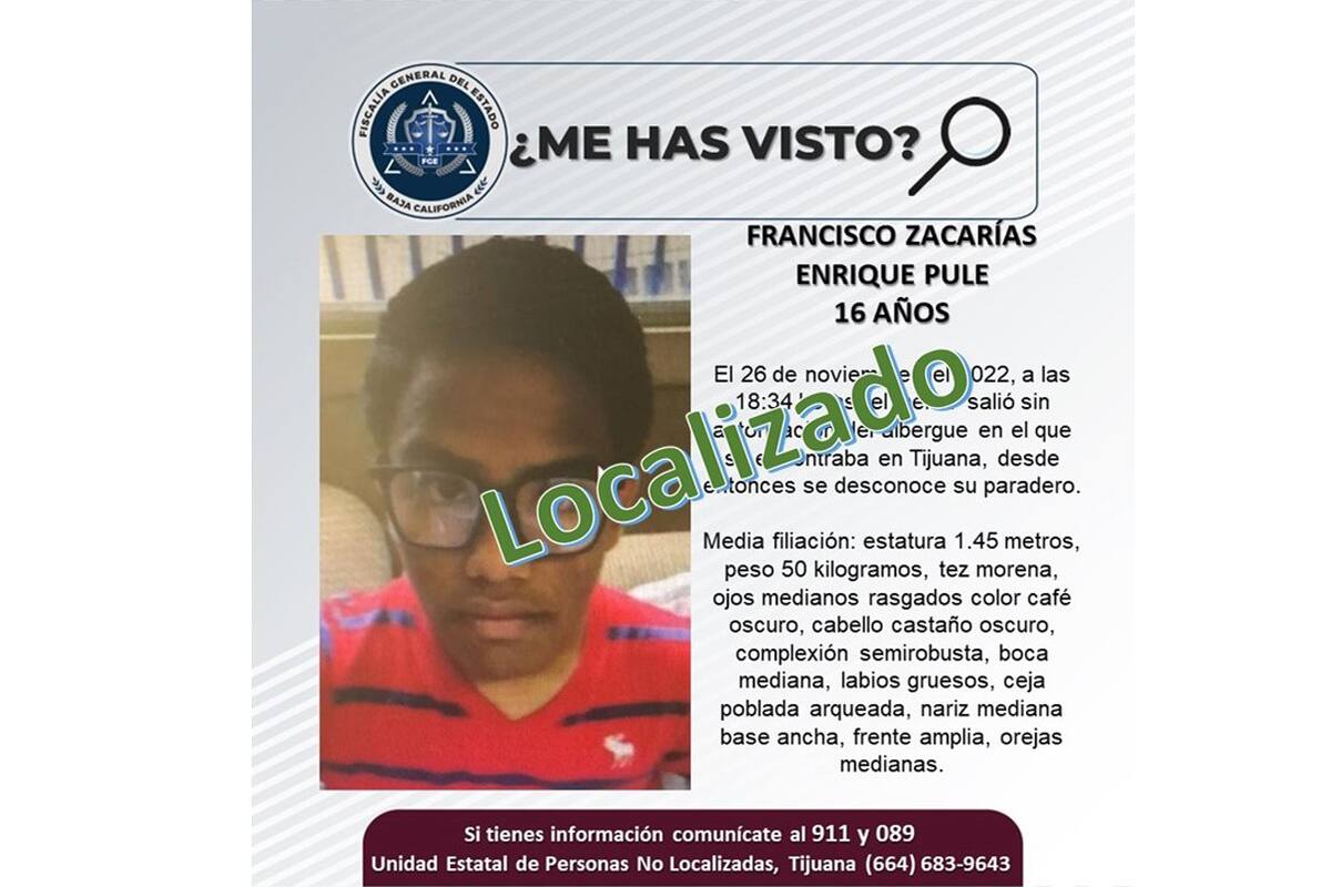 Localizan a Francisco Zacarias Enrique Pula