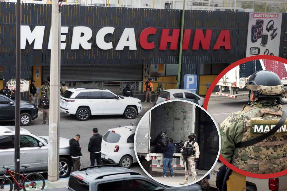 Tiendas chinas en Hermosillo se encuentran en revisión de mercancías en un operativo en conjunto