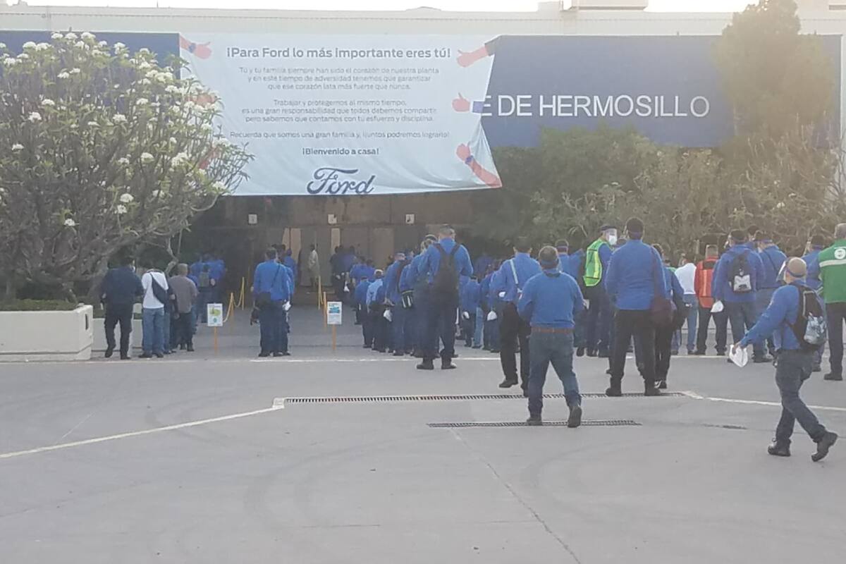 Reactiva planta Ford Hermosillo producción con 1,300 trabajadores