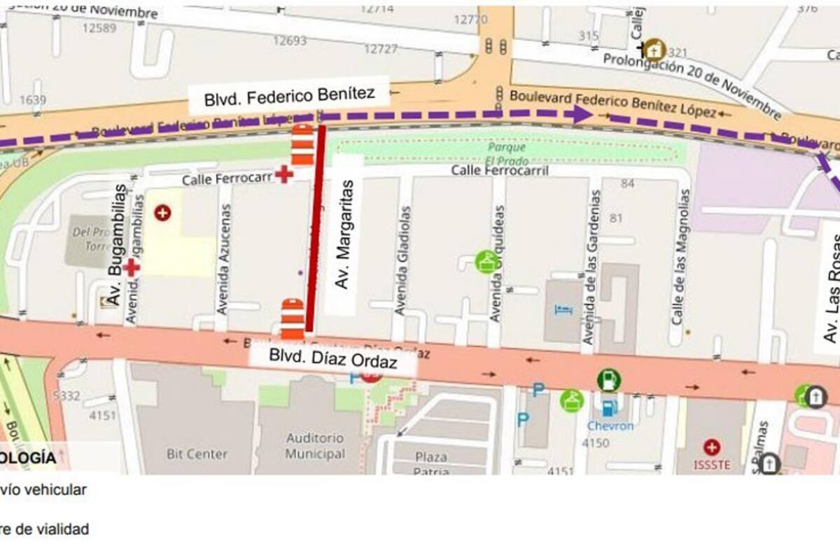 Calle Margarita del fraccionamiento El Prado permanecerá cerrada por reencarpetado