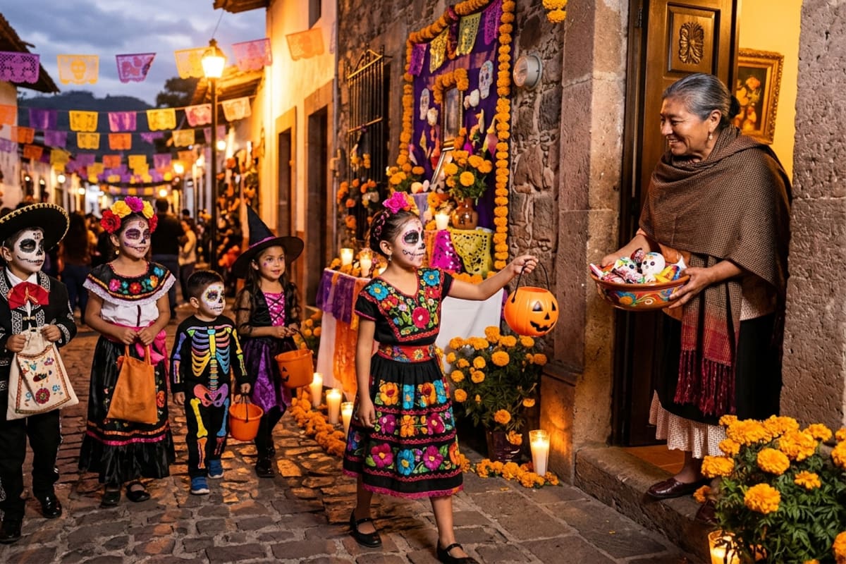 Los niños salen a pedir calaverita en México el 31 de octubre, pero no siempre fue así en el país