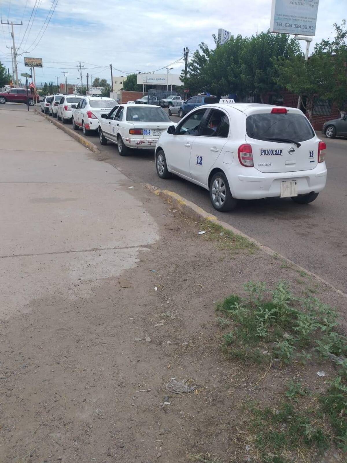 Los taxistas en Agua Prieta han continuado trabajando durante la contingencia sanitaria por Covid-19.