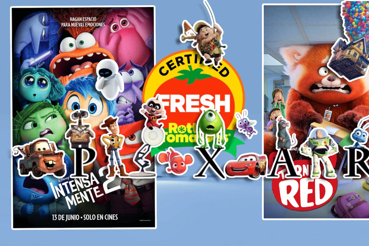 De la peor a la mejor: Las puntuaciones de las películas más recientes de Pixar, según Rotten Tomatoes