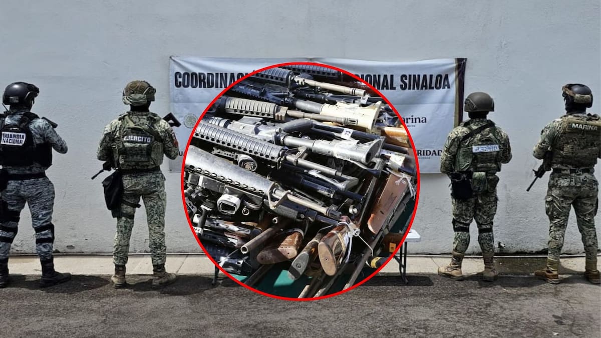 Récord histórico de decomisos de armas en México en 2025: gobierno de Sheinbaum asegura más de 12 mil 500 armas, Sinaloa concentra la mayor cifra por la pugna entre facciones del cártel, crece la presión de Estados Unidos y se refuerza la cooperación binacional contra el tráfico de armamento