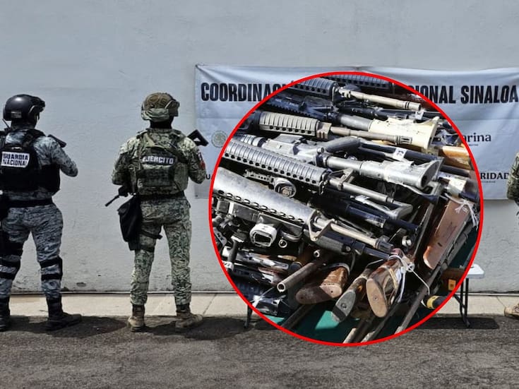 Récord histórico de decomisos de armas en México en 2025: gobierno de Sheinbaum asegura más de 12 mil 500 armas, Sinaloa concentra la mayor cifra por la pugna entre facciones del cártel, crece la presión de Estados Unidos y se refuerza la cooperación binacional contra el tráfico de armamento