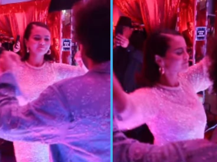 Selena Gomez y Benny Blanco bailan ‘El Tucanazo’ en Monterrey (VIDEO)