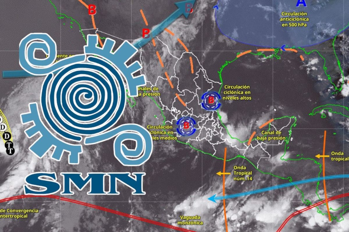 SMN alerta por lluvias intensas, granizo y calor extremo este 2 de julio; estos son los estados más afectados