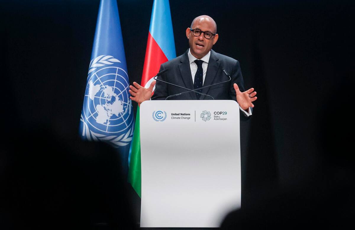 El secretario ejecutivo de ONU Cambio Climático, Simon Stiell, en una imagen de archivo. EFE/EPA/ANATOLY MALTSEV