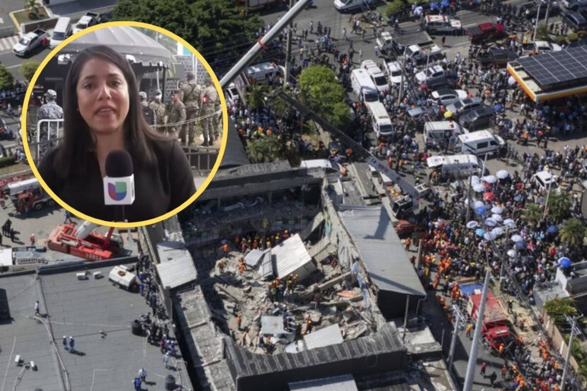 Reportera rompe en llanto al revelar que sus amigos murieron en la tragedia de Jet Set