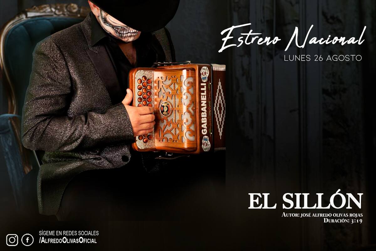 Lanza Alfredo Olivas nuevo sencillo 'El sillón'