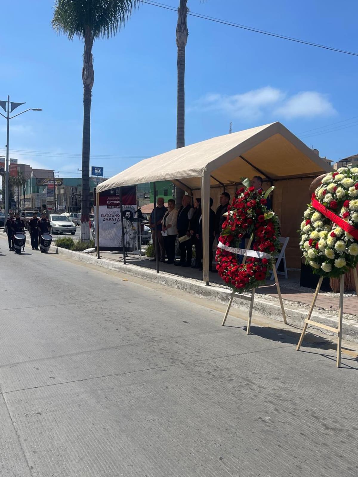 Durante el acto cívico, representantes de distintos núcleos agrarios destacaron la vigencia del legado zapatista. Foto: Carmen Gutiérrez