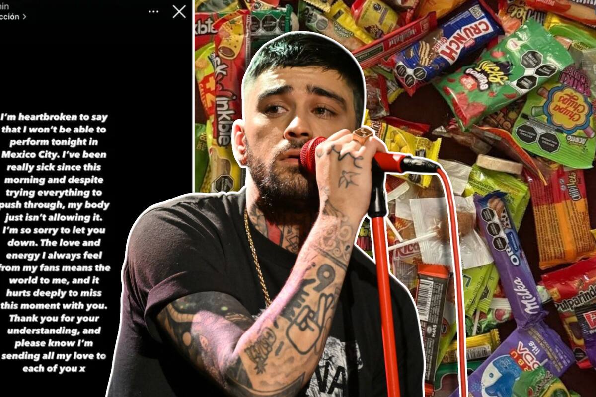 Fans de Zayn Malik culpan a los dulces mexicanos de “empacharlo” tras cancelación de su concierto