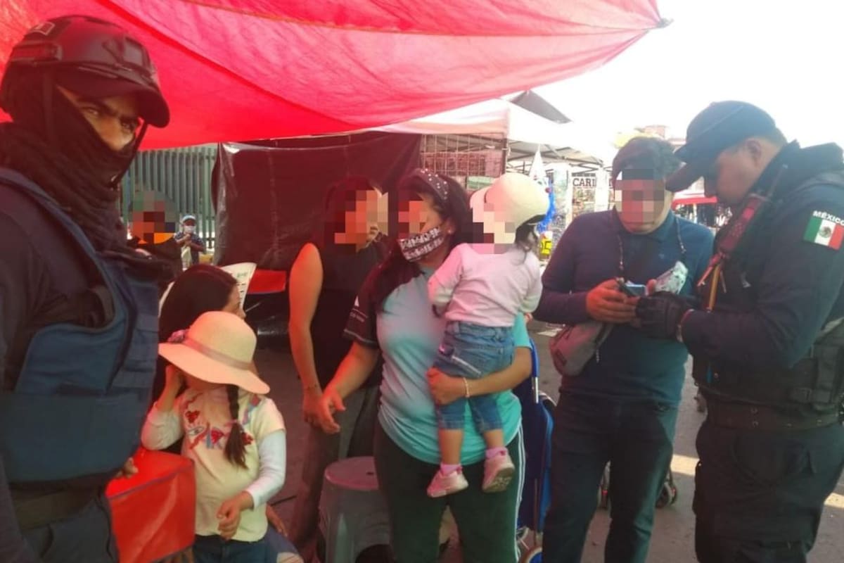 Localizan niña de 3 años vagando solita durante la madrugada en Edomex