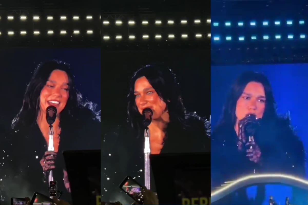 Dua Lipa interpreta “Bésame Mucho” al estilo de Luis Miguel en CDMX (VIDEO)