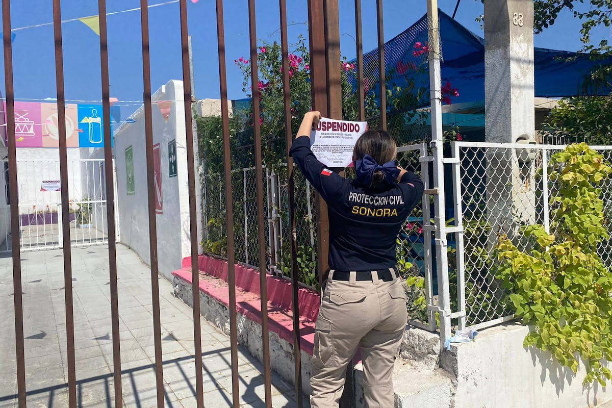 Gobierno de Sonora a través de Protección Civil cumple con revisión de preescolares y guarderías