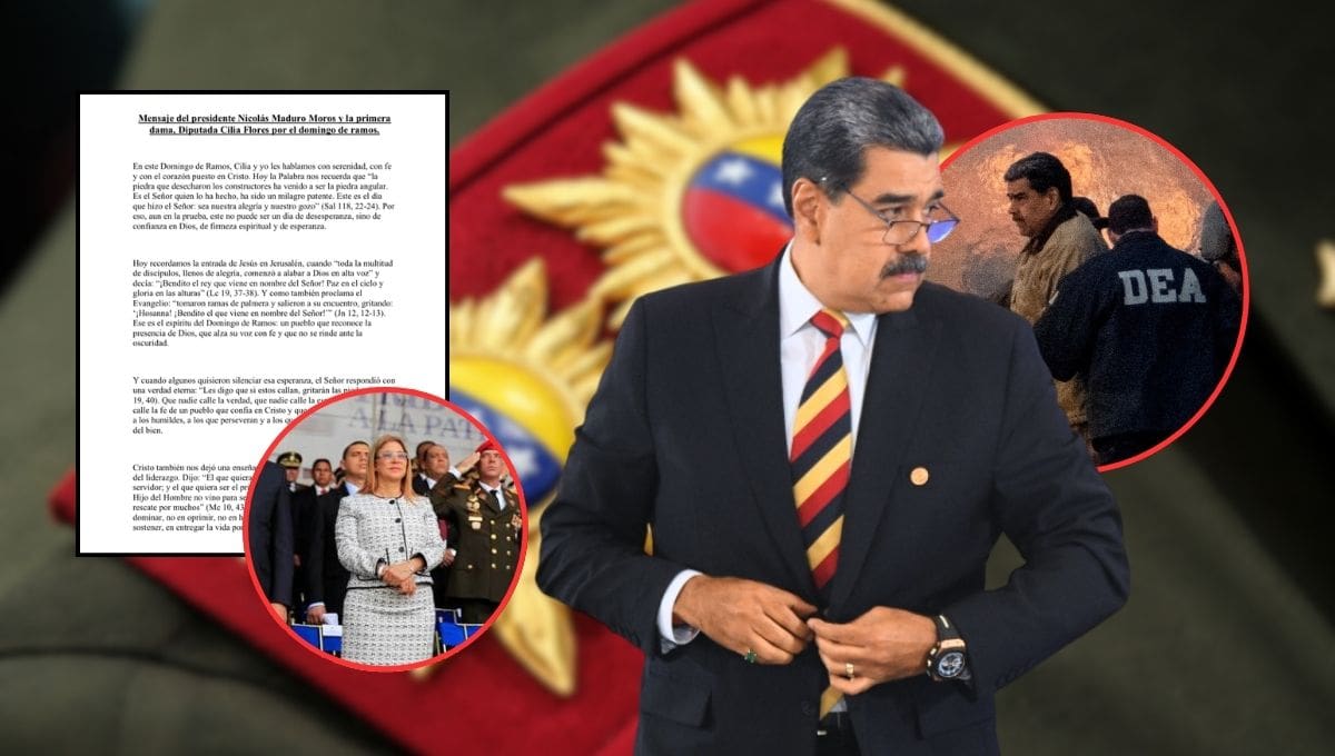 Maduro y Cilia Flores publicaron una carta desde prisión. | Foto: Reuters/Especial GH