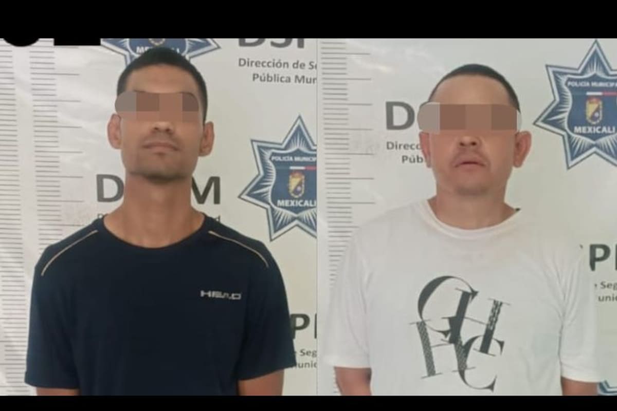 Caen dos sujetos armados; uno con dos órdenes de aprehensión activas