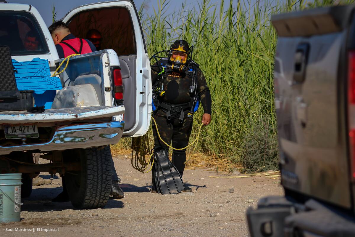 Buscan a hombre en canal del valle de Mexicali