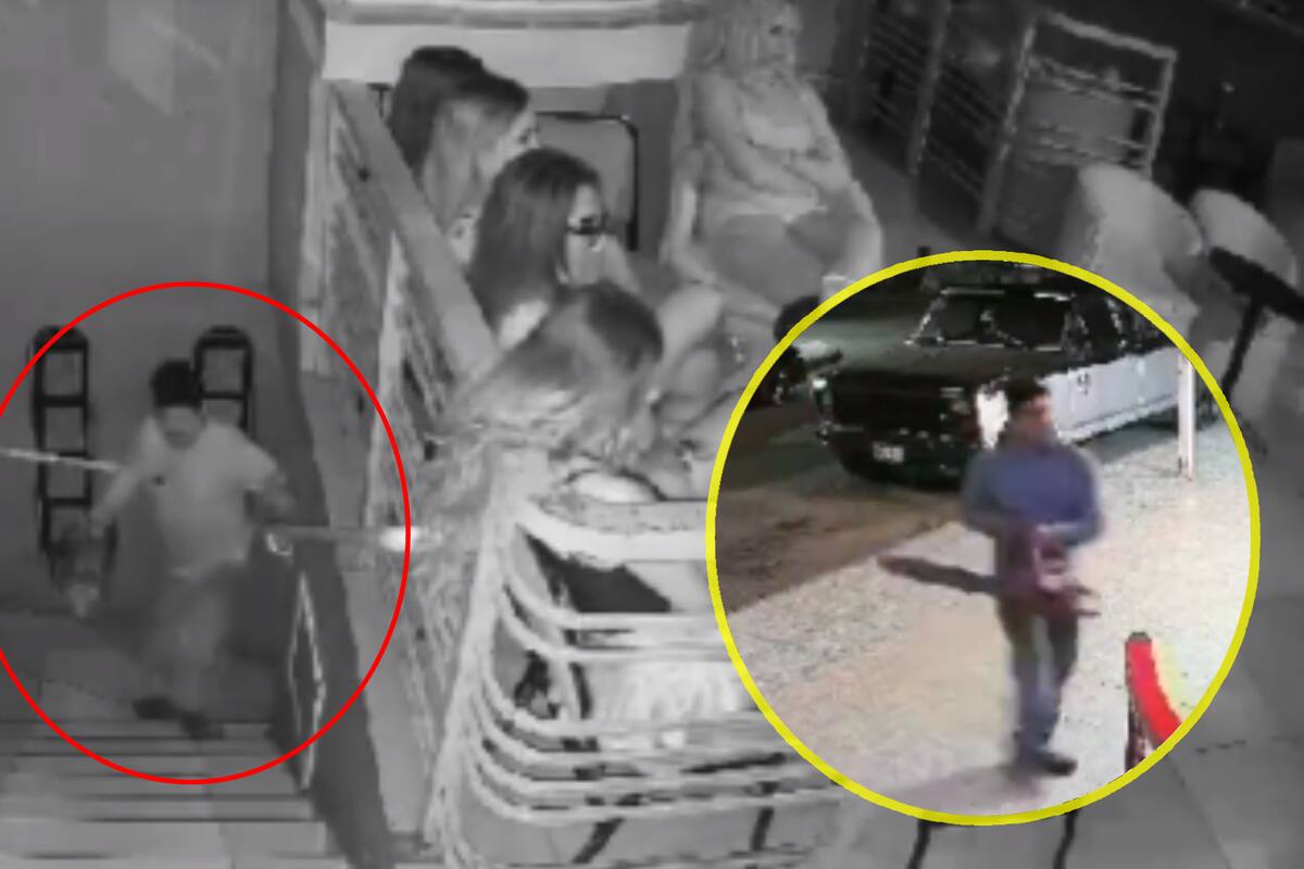 VIDEO: Hombre con motosierra amenaza a clientes de un bar en Michoacán