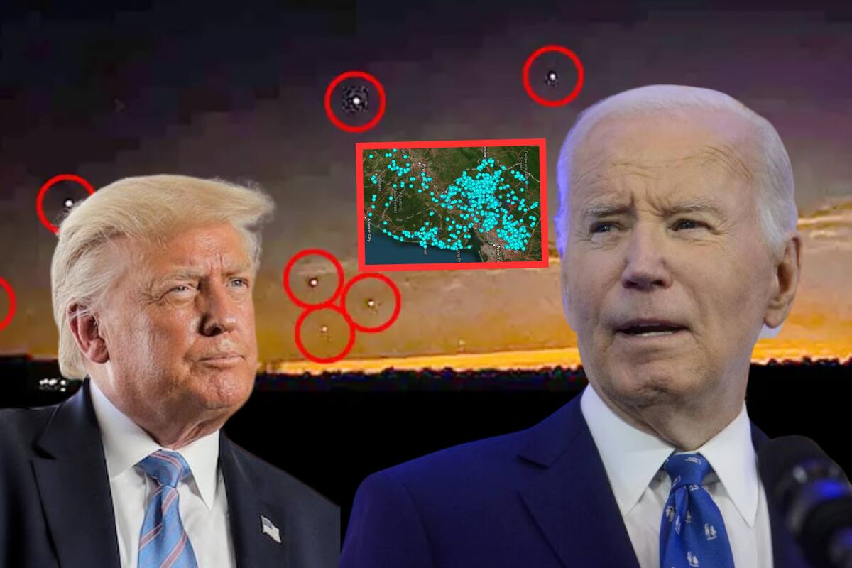 Biden rompe el silencio sobre los misteriosos drones sobrevolando EU; Trump lo contradice
