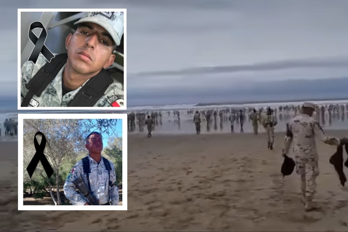 VIDEO: Muestran momentos en que soldados de la Guardia Nacional ingresaron al mar en Ensenada