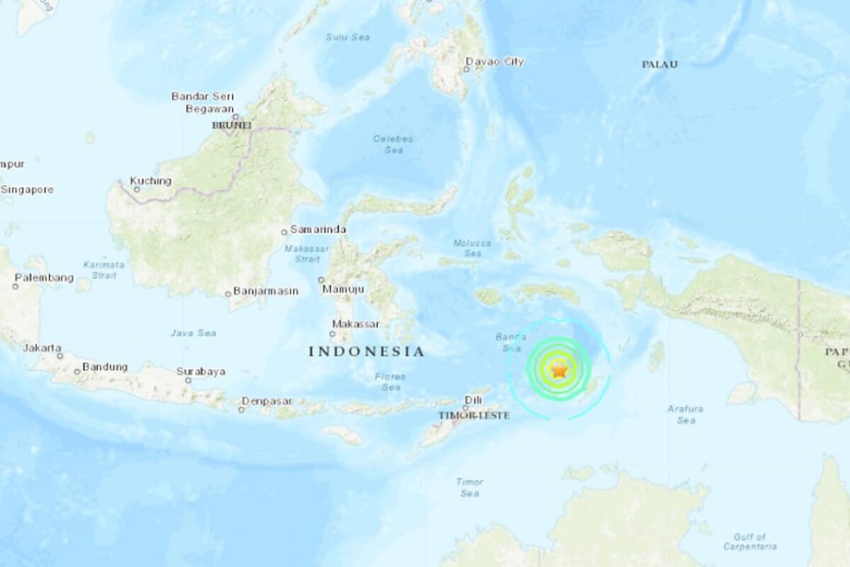Terremoto de magnitud 6,8 sacude el mar de Banda en Indonesia