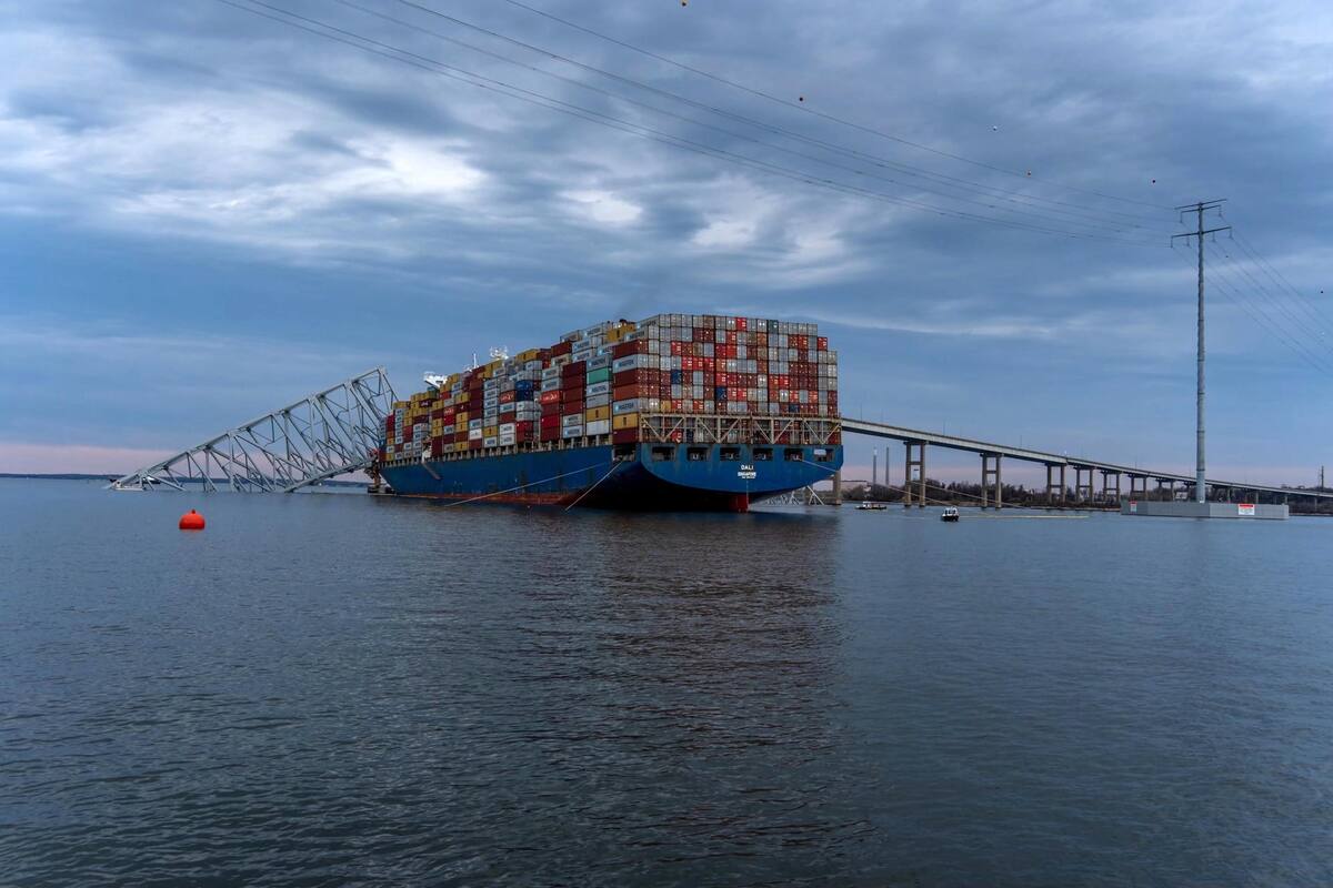 Apertura de canal temporal tras derrumbe del Puente Key en Baltimore