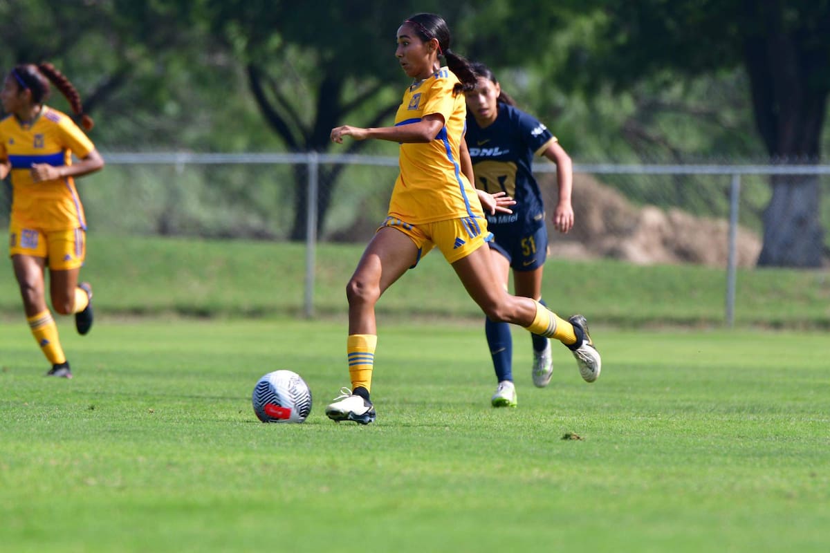 Sarahi Ceceña sigue creciendo en Tigres Sub 19 Femenil
