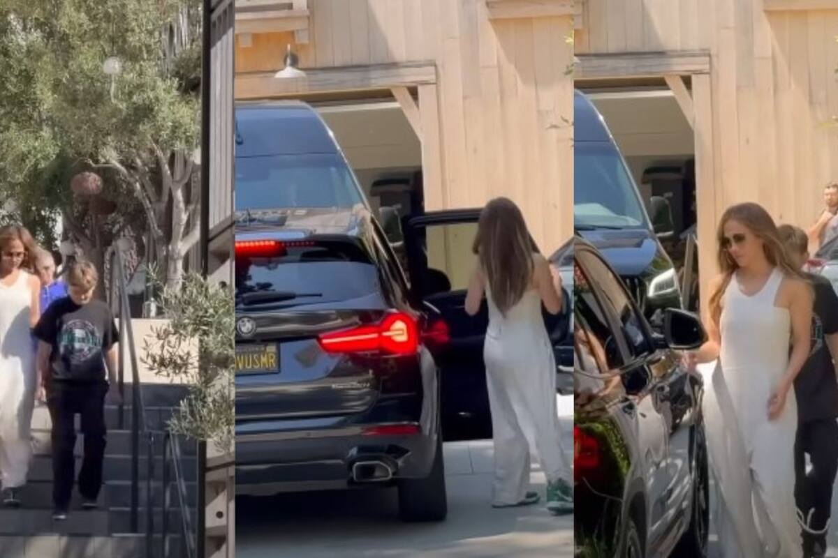 Jennifer Lopez fue vista saliendo de la casa de Ben Affleck durante su 52 cumpleaños