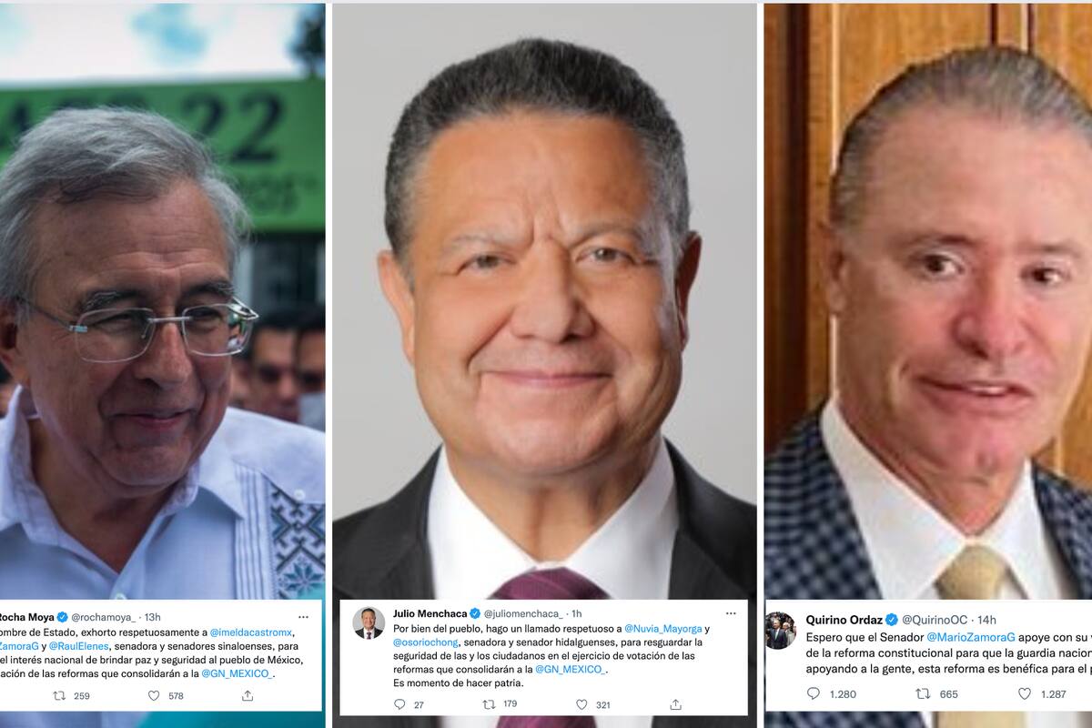 “Es momento de hacer patria”; Julio Menchaca, gobernador de Hidalgo pide a senadores del PRI votar por la iniciativa que amplía la presencia militar