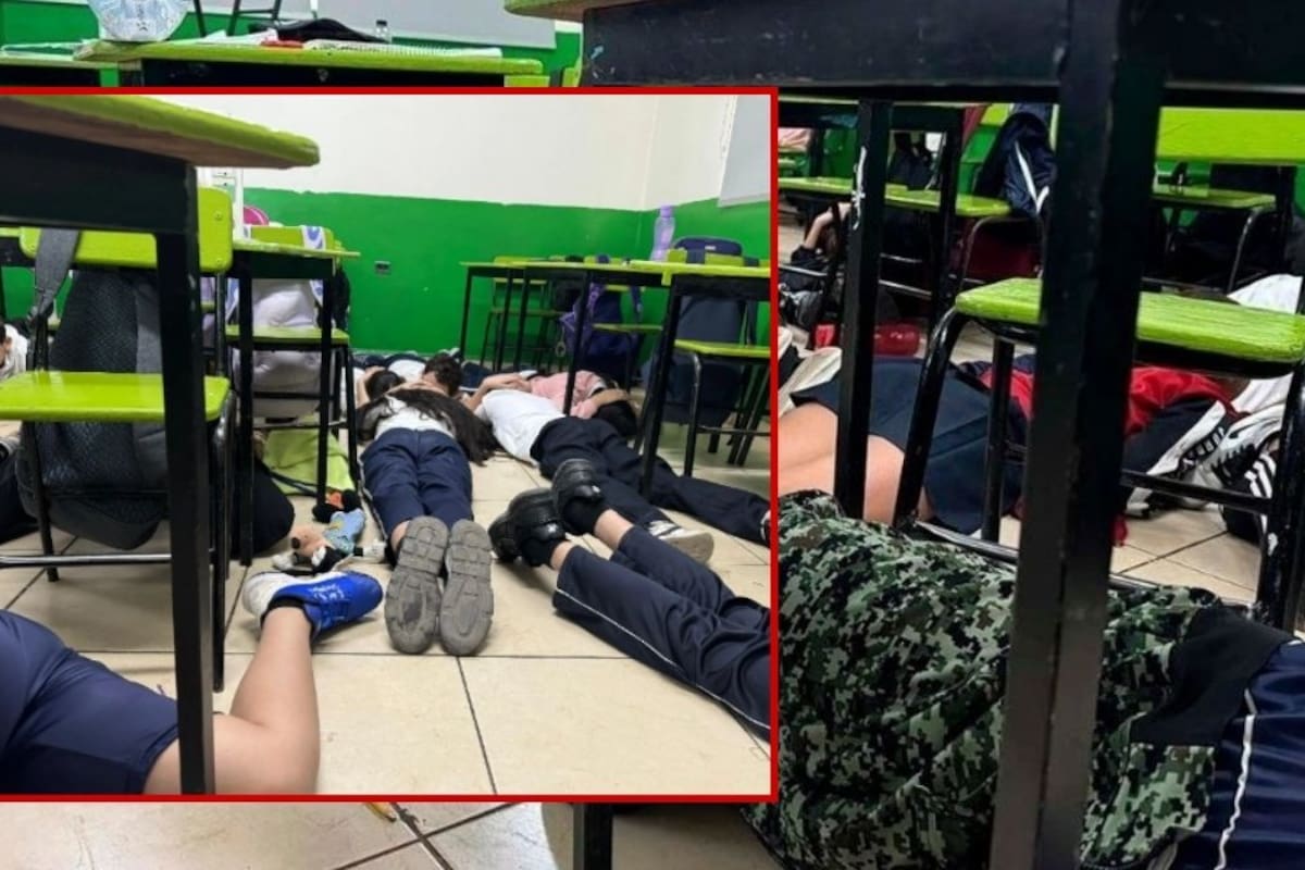 Ráfagas de armas largas interrumpen la tranquilidad de una escuela en Culiacán