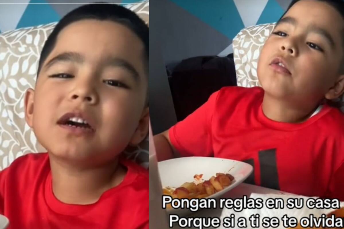 Niño le cobra dinero a su mamá por utilizar el celular mientras están en la mesa