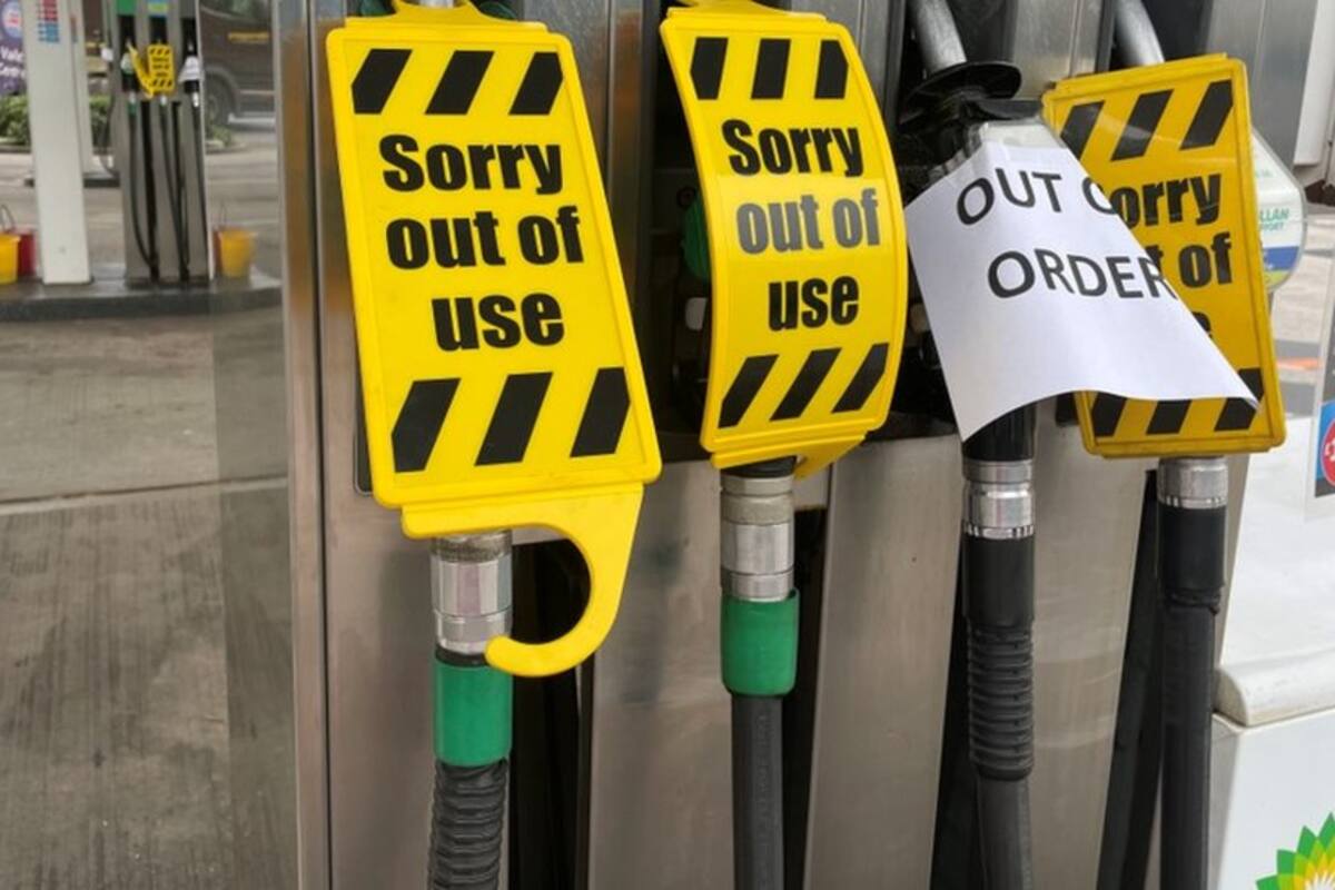 El cierre de algunas gasolineras en Reino Unido desata el temor al desabastecimiento de combustible