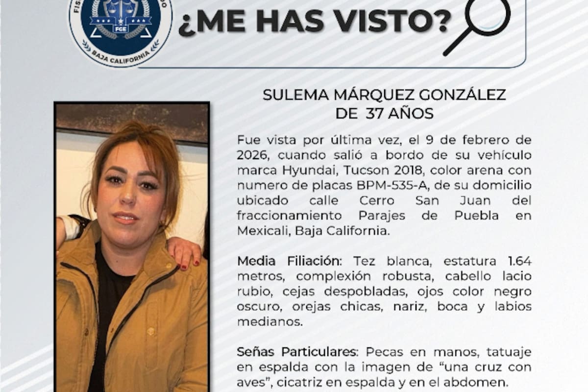 Buscan a Sulema Márquez González; salió de su casa en su camioneta y no regresó