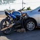 Choque entre carro y motocicleta deja un lesionado en Hacienda de los Portales