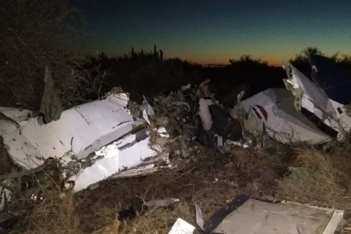 Investiga FGR desplome de aeronave en Hermosillo