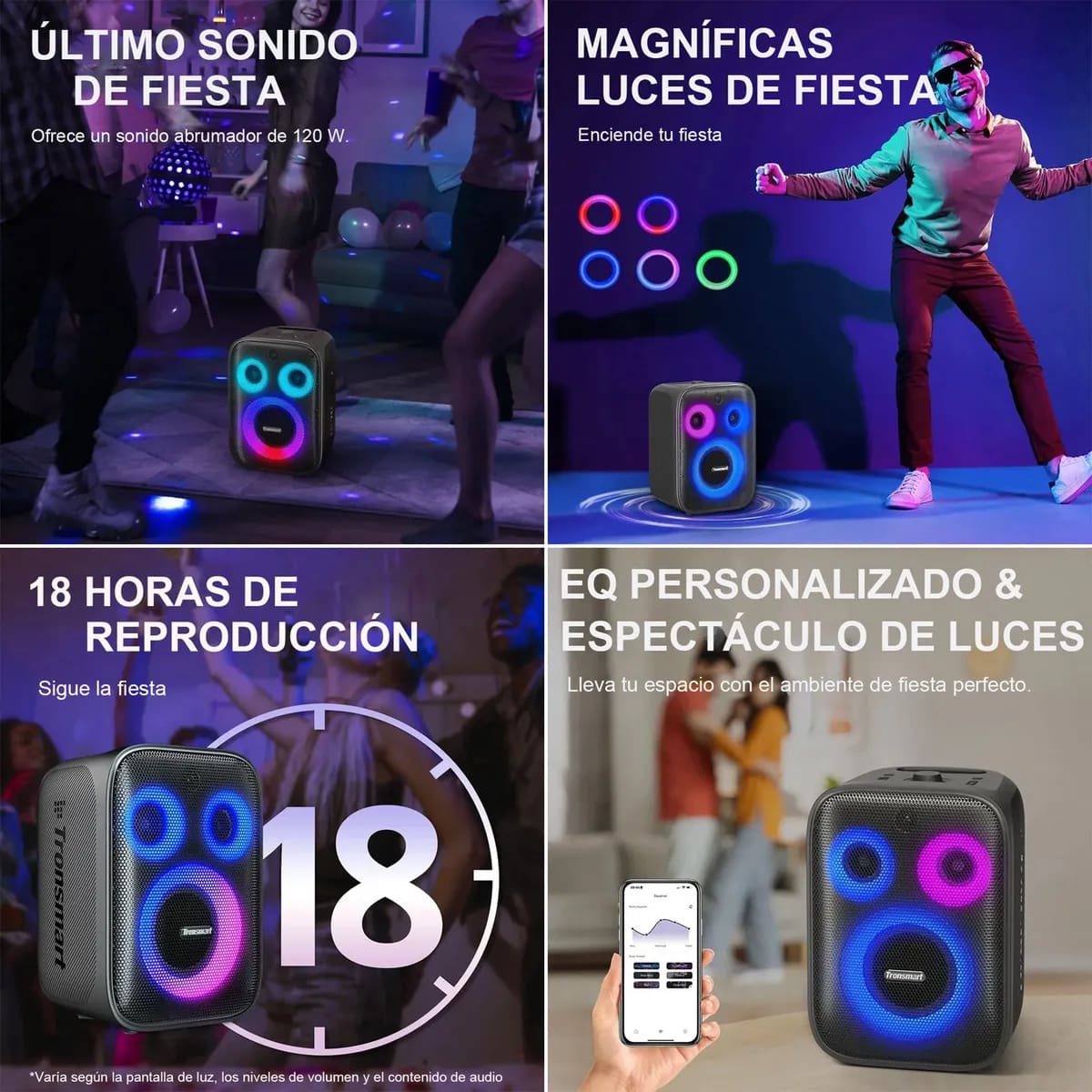 Bocina portátil de alta potencia | Mercado Libre