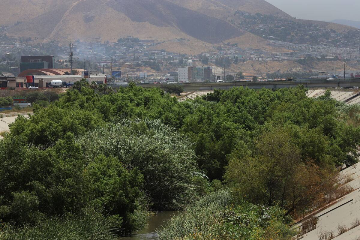 Presenta limpieza de canalización del Río Tijuana avance del 64%