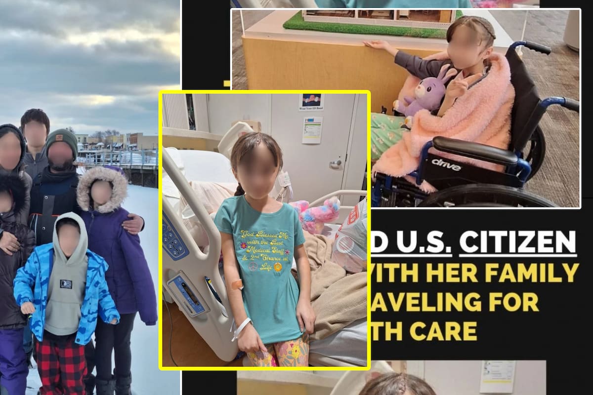 Niña estadounidense con tumor cerebral es deportada junto a su familia en Texas; iban en camino a su tratamiento médico